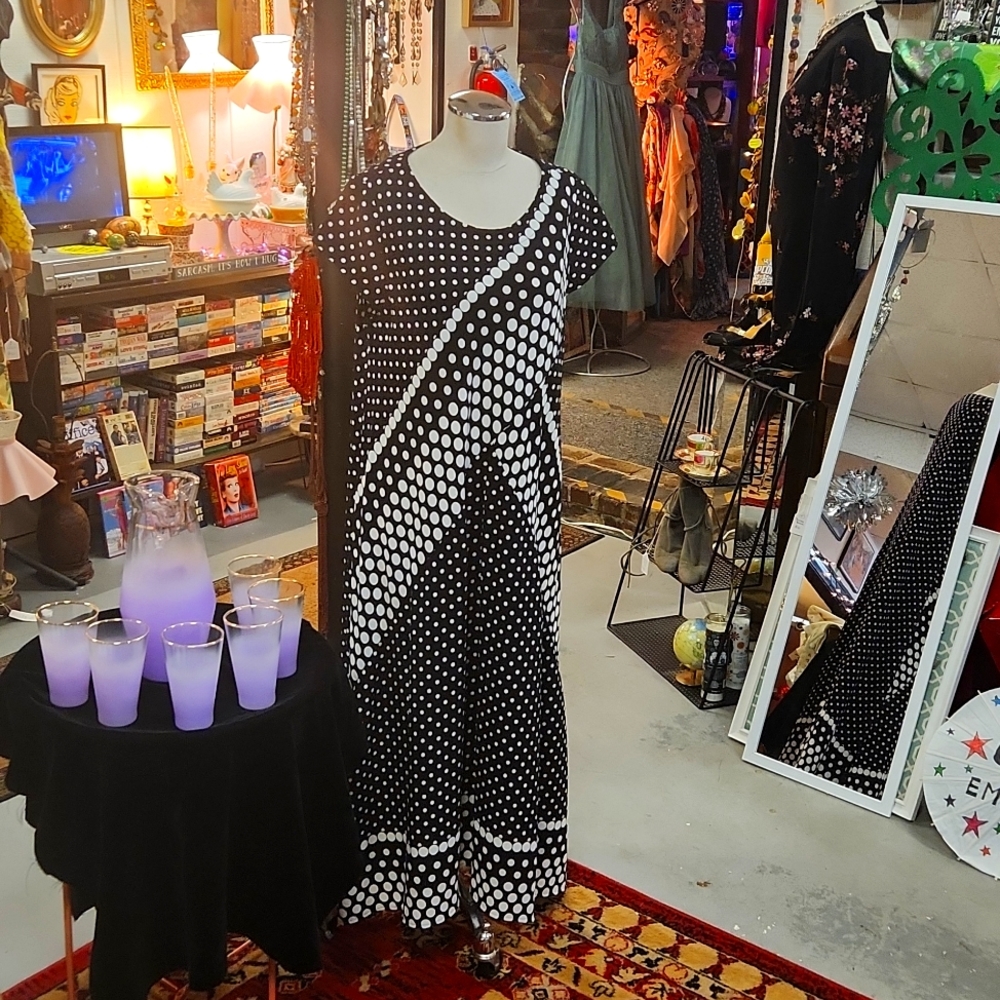 Vintage polka dot dress